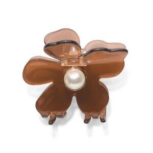 LELE SADOUGHI Brown Lily Claw Clip